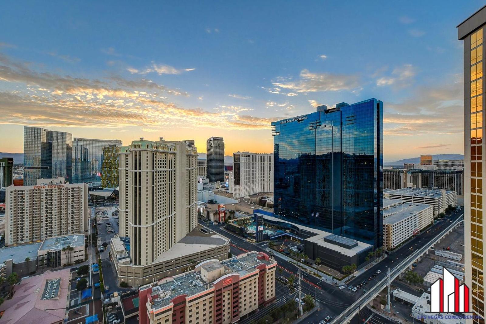 Mgm Signature-30-705 F1 Track & Strip View Balcony Las Vegas Esterno foto