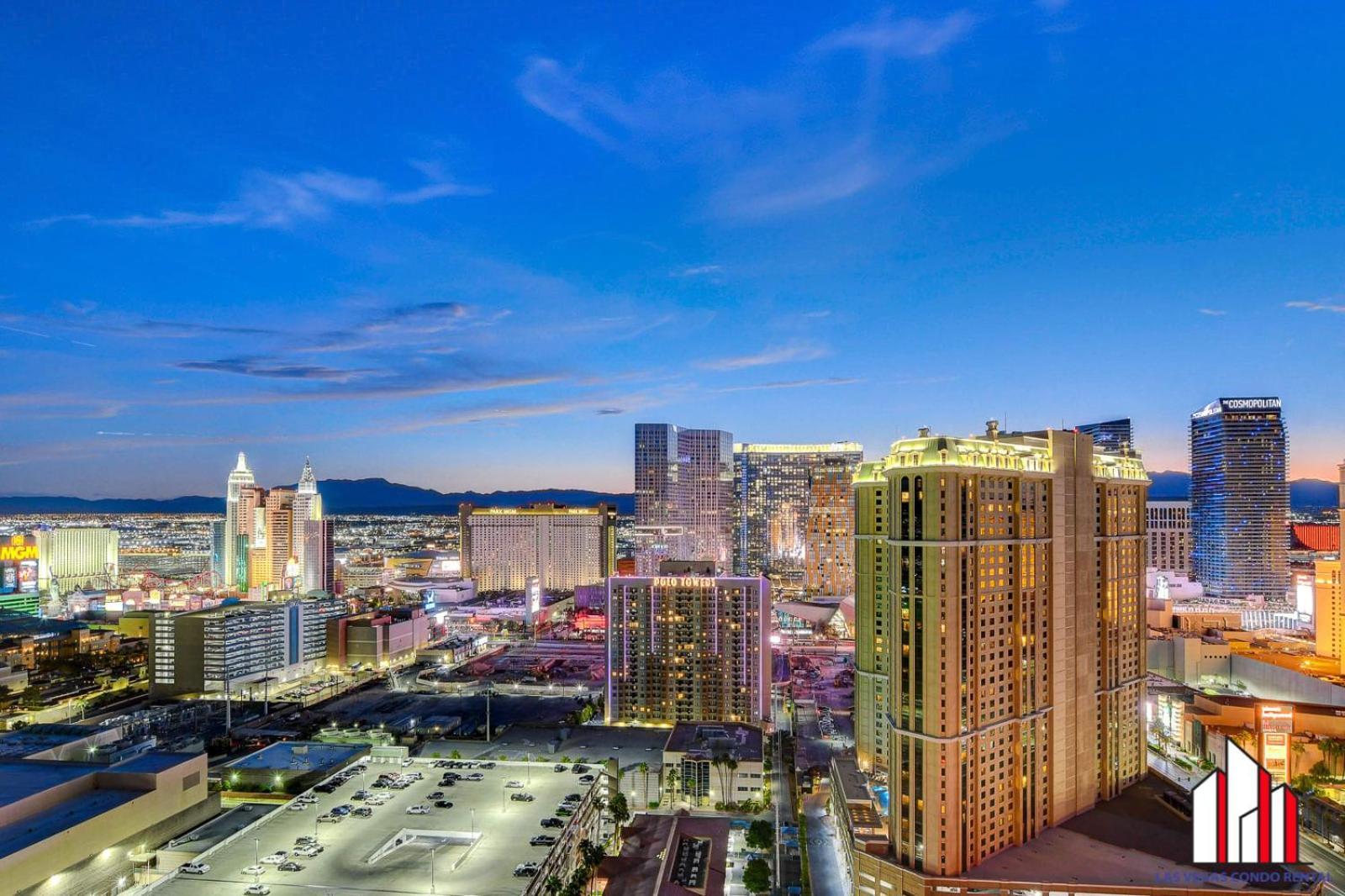 Mgm Signature-30-705 F1 Track & Strip View Balcony Las Vegas Esterno foto