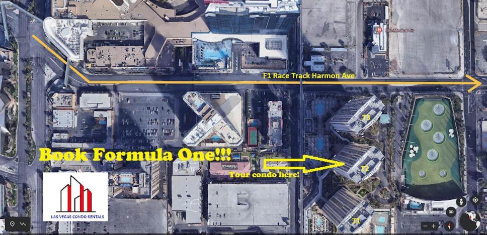 Mgm Signature-30-705 F1 Track & Strip View Balcony Las Vegas Esterno foto
